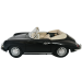 Porsche 356B Cabriolet 1961 года 1:18 коллекционная модель автомобиля black фото - 2