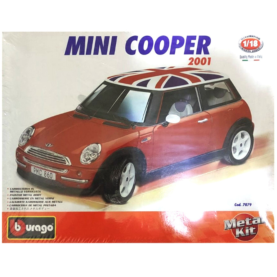 Mini Cooper 2001 1:18 cборная металлическая модель автомобиля  фото
