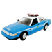 Ford Crown Victoria New York Police Department 1:24 коллекционная металлическая модель автомобиля фото - 1
