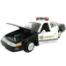 Ford Crown Victoria Los Angeles Country Police 1:24 коллекционная металлическая машинка фото - 2