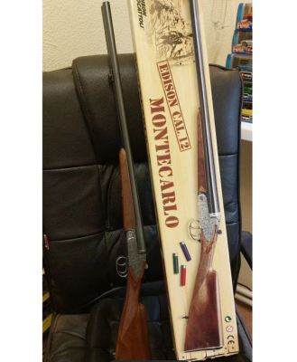   Охотничье двуствольное ружье детское игрушечное, Монтекарло уценка