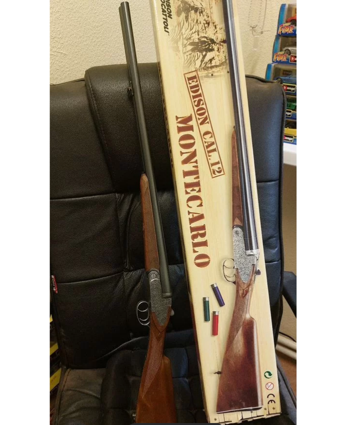   Охотничье двуствольное ружье детское игрушечное, Монтекарло уценка фото