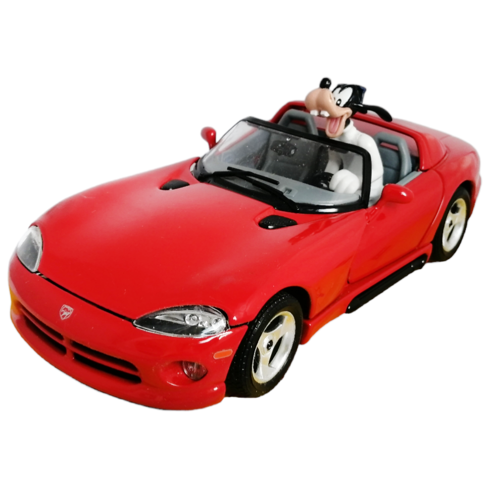 Dodge Viper RT/10 Goofy 1:24 коллекционная металлическая модель автомобиля Bburago фото