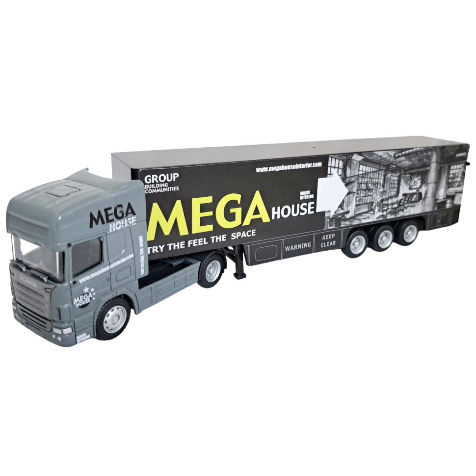 Фура Scania MEGA коллекционная модель масштаб 1:64 фото