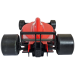 Formula-1 Ferrari F1 641/2 болид Жана Алези 1:24 коллекционная металлическая масштабная машинка фото - 8