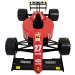Formula-1 Ferrari F1 641/2 болид Жана Алези 1:24 коллекционная металлическая масштабная машинка фото - 5