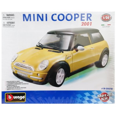 Mini Cooper 2001 сборная модель автомобиля 1:24