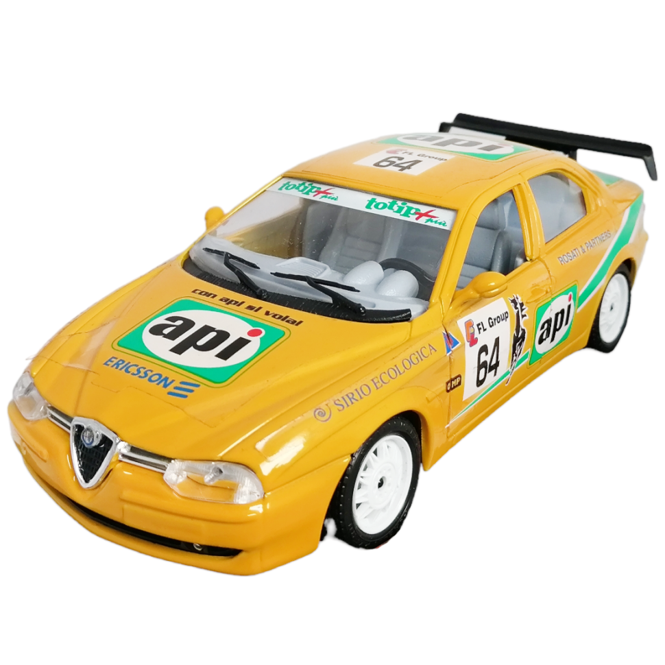 Alfa Romeo 156 Gran Turismo 1:24 коллекционная металлическая модель автомобиля Bburago yel фото