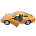 Porsche 911 желтая масштаба 1:43, металл Коллекционная модель  фото - 3