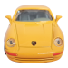 Porsche 911 желтая масштаба 1:43, металл Коллекционная модель  фото - 4