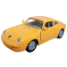 Porsche 911 желтая масштаба 1:43, металл Коллекционная модель  фото - 1