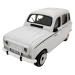 Renault 4 GTL коллекционная машинка, масштаб 1:43, металл фото - 3
