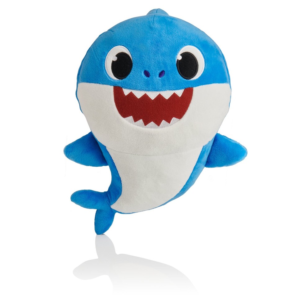 Игрушка музыкальная плюшевая Baby Shark Папа Акула фото
