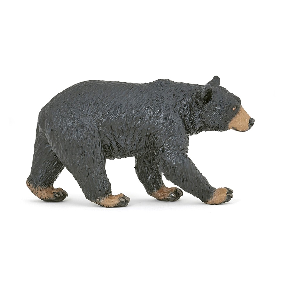 Американский черный медведь, или Барибал 10 см Ursus americanus — фигурка игрушка дикого животного фото