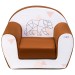 Раскладное бескаркасное (мягкое) детское кресло серии "Дрими", цвет Шоколад, Стиль 2 фото - 2