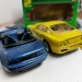 Модель BMW Z3 M + Ferrari 550 Maranello желтая масштаба 1:43, металл фото - 7