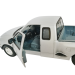 Ford F-150 2001 Ford F-150 SuperCab Flareside MOTOR MAX 1:24 машинка коллекционная металлическая масштабная silver фото - 8
