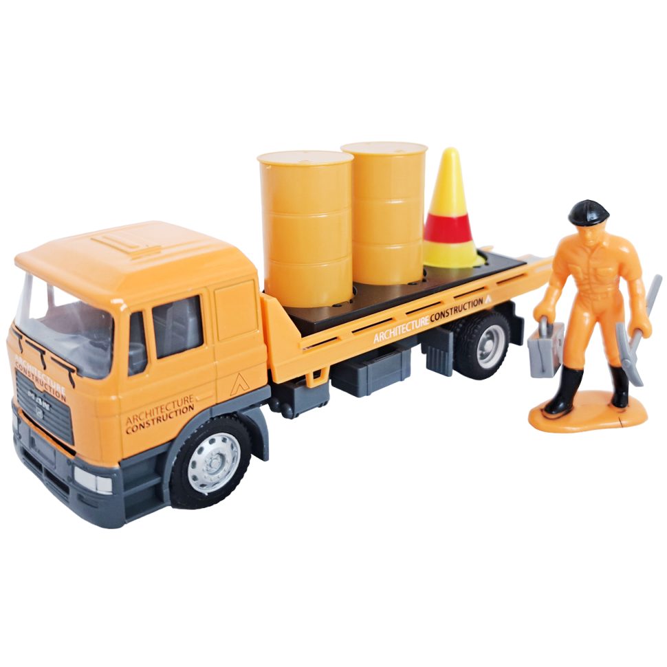 Дорожная служба набор машинка с аксессуарами масштаб 1:64 фото