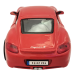 Porsche Cayman S масштаб 1:32 Bburago коллекционная модель автомобиля red фото - 5