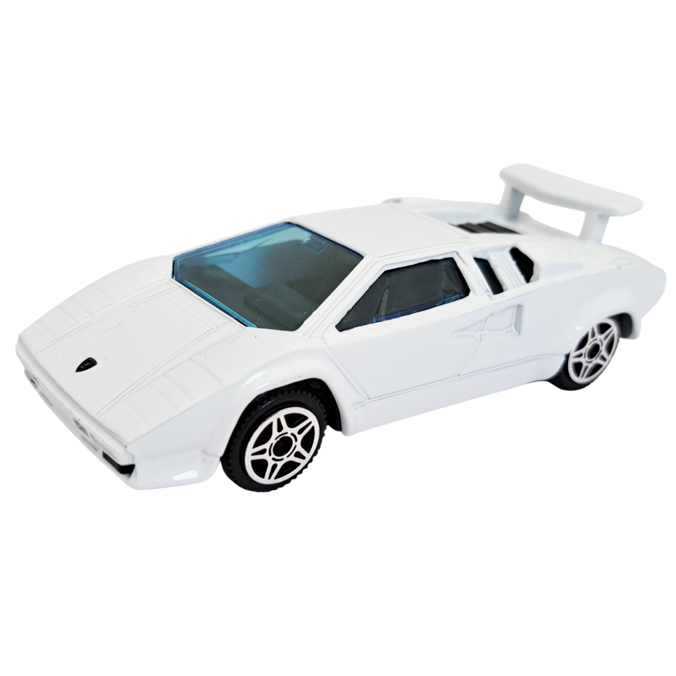 Lamborghini Countach 5000 коллекционная машинка, масштаб 1:43, металл white фото