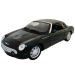 Ford Thunderbird Hardtop 1:24 коллекционная металлическая модель автомобиля black фото - 1