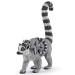 Лемур катта с детёнышем 7,8 см Lemur catta — фигурка-игрушка дикого животного фото - 2