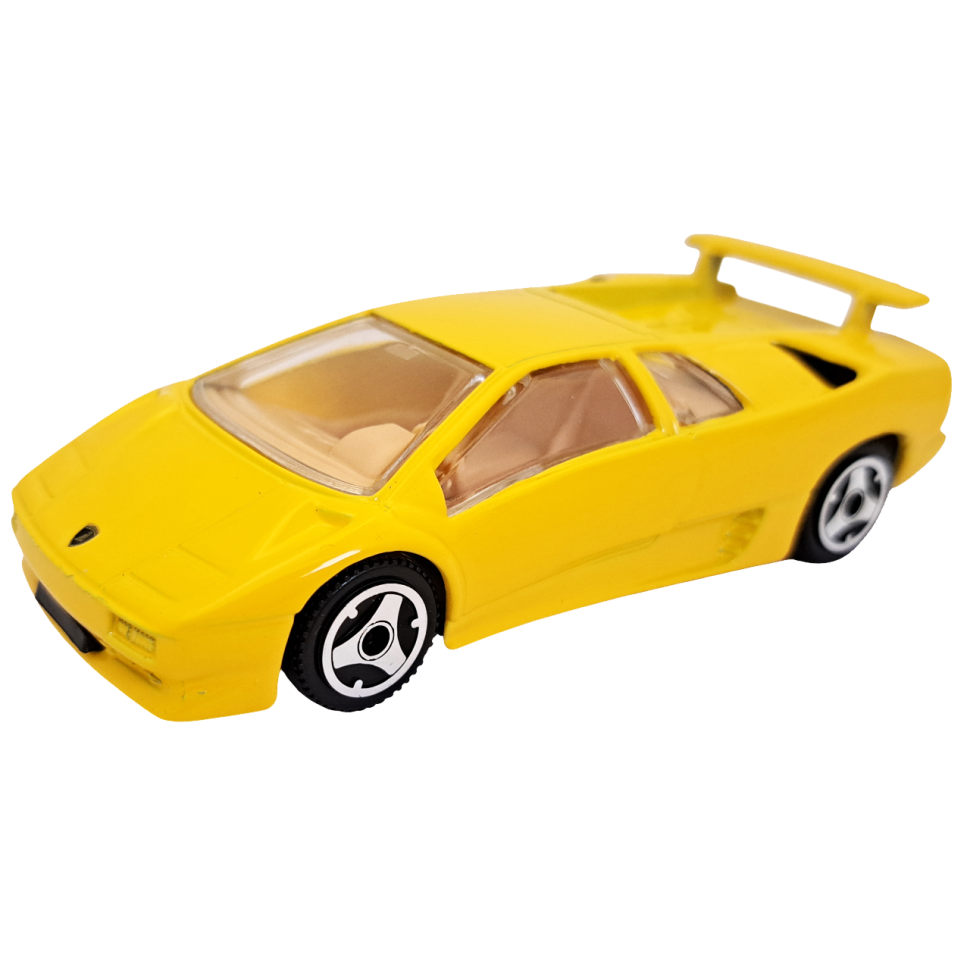Lamborghini Diablo коллекционная машинка, масштаб 1:43, металл yellow фото