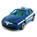Alfa Romeo 156 полиция коллекционная машинка, масштаб 1:43, металл фото - 1