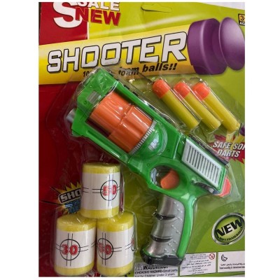Игрушечный пистолет Shooter с мягкими пулями