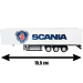 Тягач Scania с прицепом набор коллекционная машинка масштаб 1:87 фото - 6