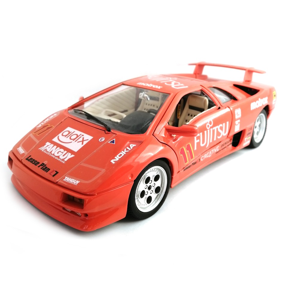 Lamborghini Diablo Fujitsu 1:18 Bburago коллекционная модель автомобиля фото