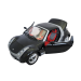 Smart Roadster коллекционная модель автомобиля 1:24 black фото - 2