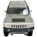 Hummer H3 масштаб 1:32 Bburago коллекционная модель автомобиля silver фото - 4