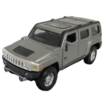 Hummer H3 масштаб 1:32 Bburago коллекционная модель автомобиля silver