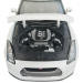 Nissan GT-R 2009 года 1:18 Bburago коллекционная модель автомобиля white фото - 5