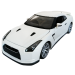 Nissan GT-R 2009 года 1:18 Bburago коллекционная модель автомобиля white фото - 1