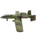 Штурмовик A-10A Thunderbolt II коллекционная модель самолёта масштаб 1:72 фото - 2