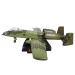 Штурмовик A-10A Thunderbolt II коллекционная модель самолёта масштаб 1:72 фото - 7