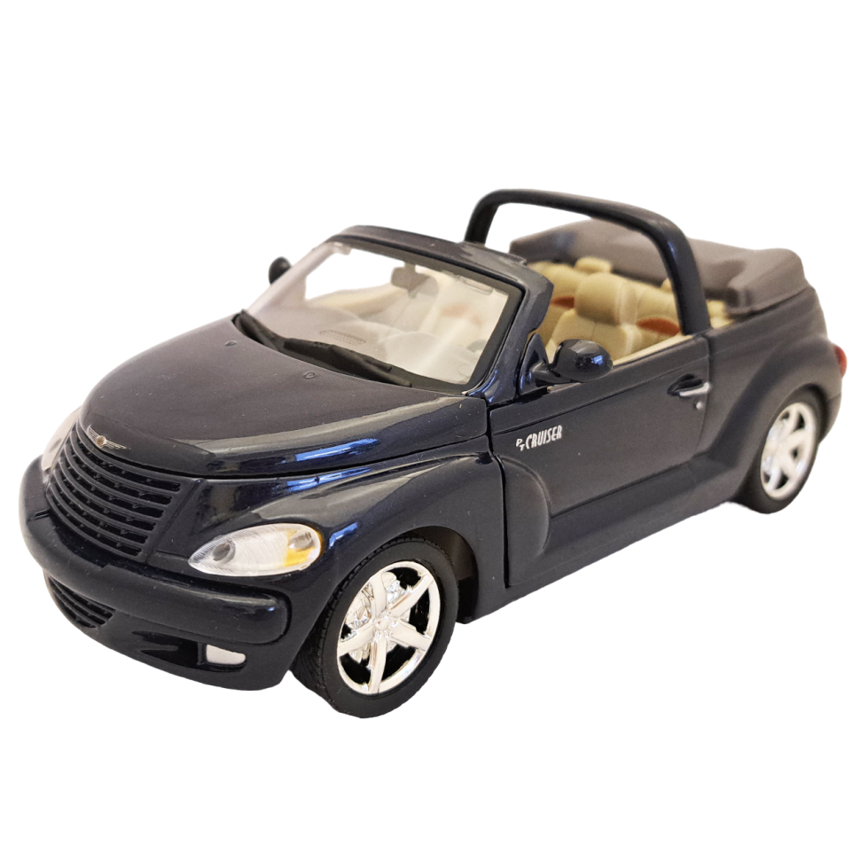 Chrysler PT Convertible Styling Study 1:24 коллекционная модель автомобиля deep blue фото