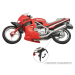 Коллекционная модель мотоцикла Kawasaki Ninja, масштаб 1:24 фото - 7