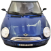 Mini Cooper коллекционная модель автомобиля масштаб 1:24 blue фото - 4