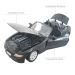 BMW Z4 коллекционная металлическая модель автомобиля масштаб 1:24 black фото - 3