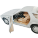 Porsche 928 S4 1:24 коллекционная модель автомобиля silver фото - 8