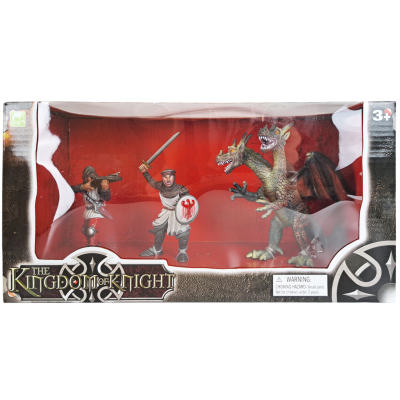 Игровой набор рыцари и двуглавый дракон