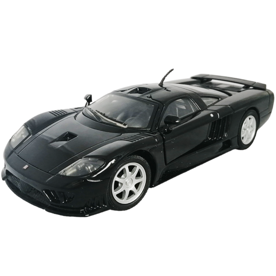 Saleen S7 масштаб 1:24 коллекционная металлическая модель автомобиля MotorMax black фото