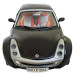 Smart Roadster Coupe 1:24 коллекционная масштабная металлическая машинка black фото - 4