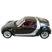Smart Roadster Coupe 1:24 коллекционная масштабная металлическая машинка black фото - 3