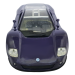 Volkswagen Nardo W12 1:24 коллекционная металлическая модель автомобиля blue фото - 4