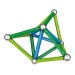Магнитный конструктор Цвета сине-зелёный, 35 деталей Geomag 261 фото - 4
