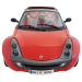 Коллекционная модель SMART Roadster Cabriolet 1/18 red фото - 7